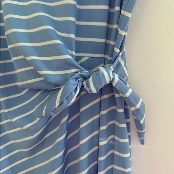 Vineyard Vines Sankaty Blue and White Striped Mini Dress - Picture 3 of 7